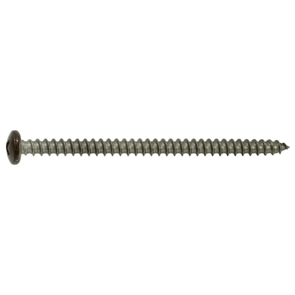 Midwest Fastener Sheet Metal Screw, #10 x 3 in, Painted 18-8 Stainless Steel Pan Head Phillips Drive, 100 PK 09121 - main